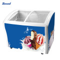 298L Sliding Glass Door Ice Cream Display Chest Freezer